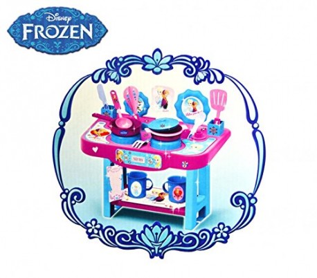 Cocina equipada con 18 accesorios de FROZEN MY FIRST KITCHEN - Juego infantil para niños y niñas DISNEY 8702