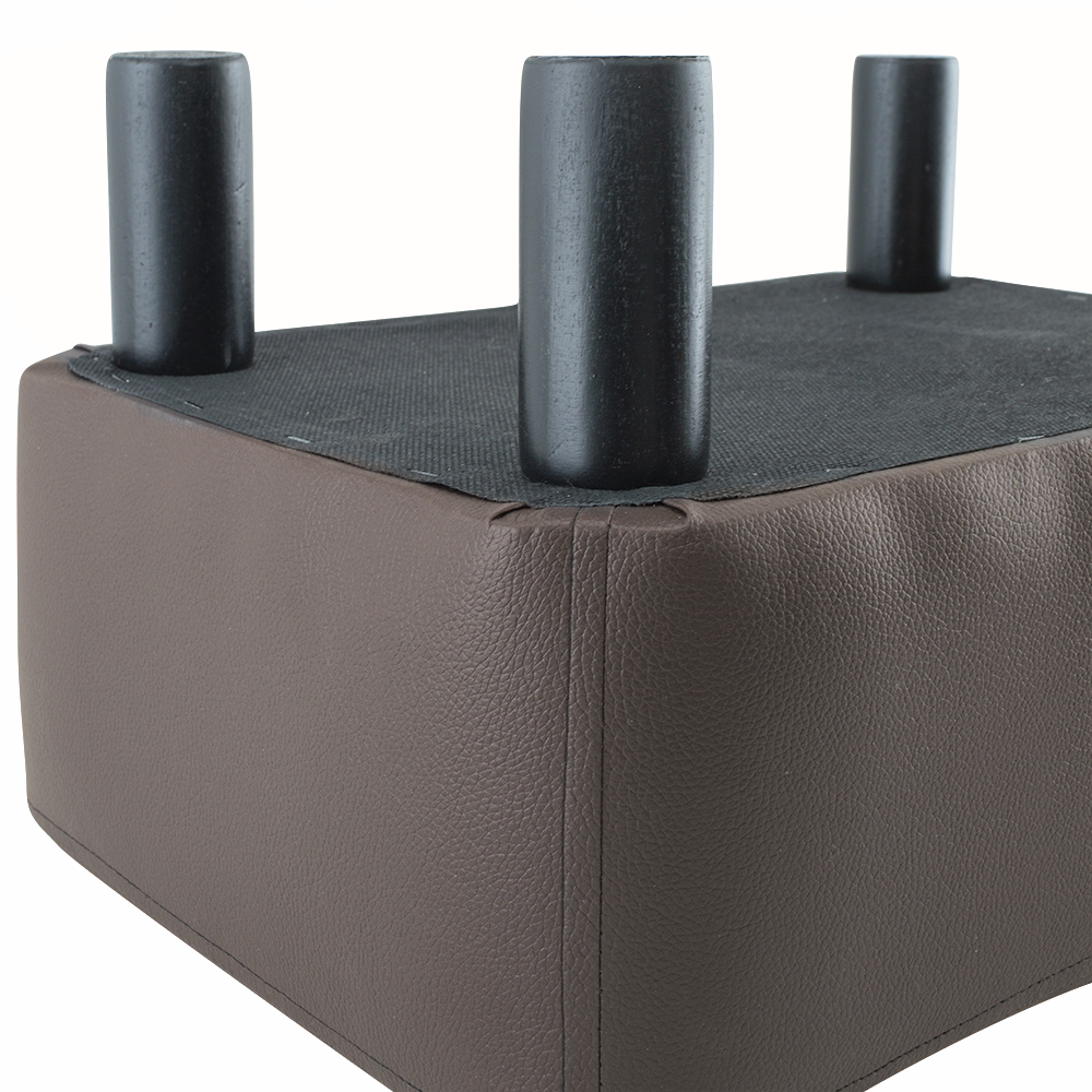 Reposapiés Puf rectangular Faux Leather pies de...