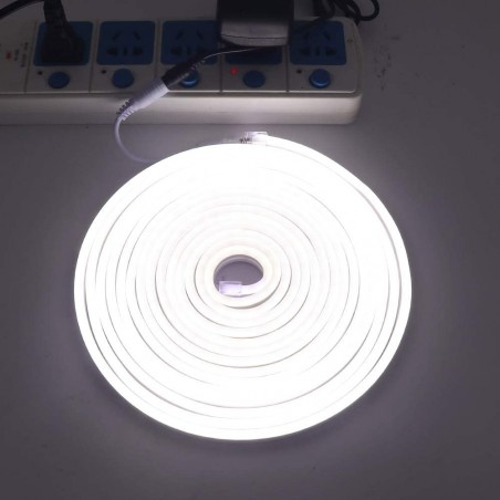 Tira LED de neón flexible tira de 5m con 120 Luces LED para interior y exterior