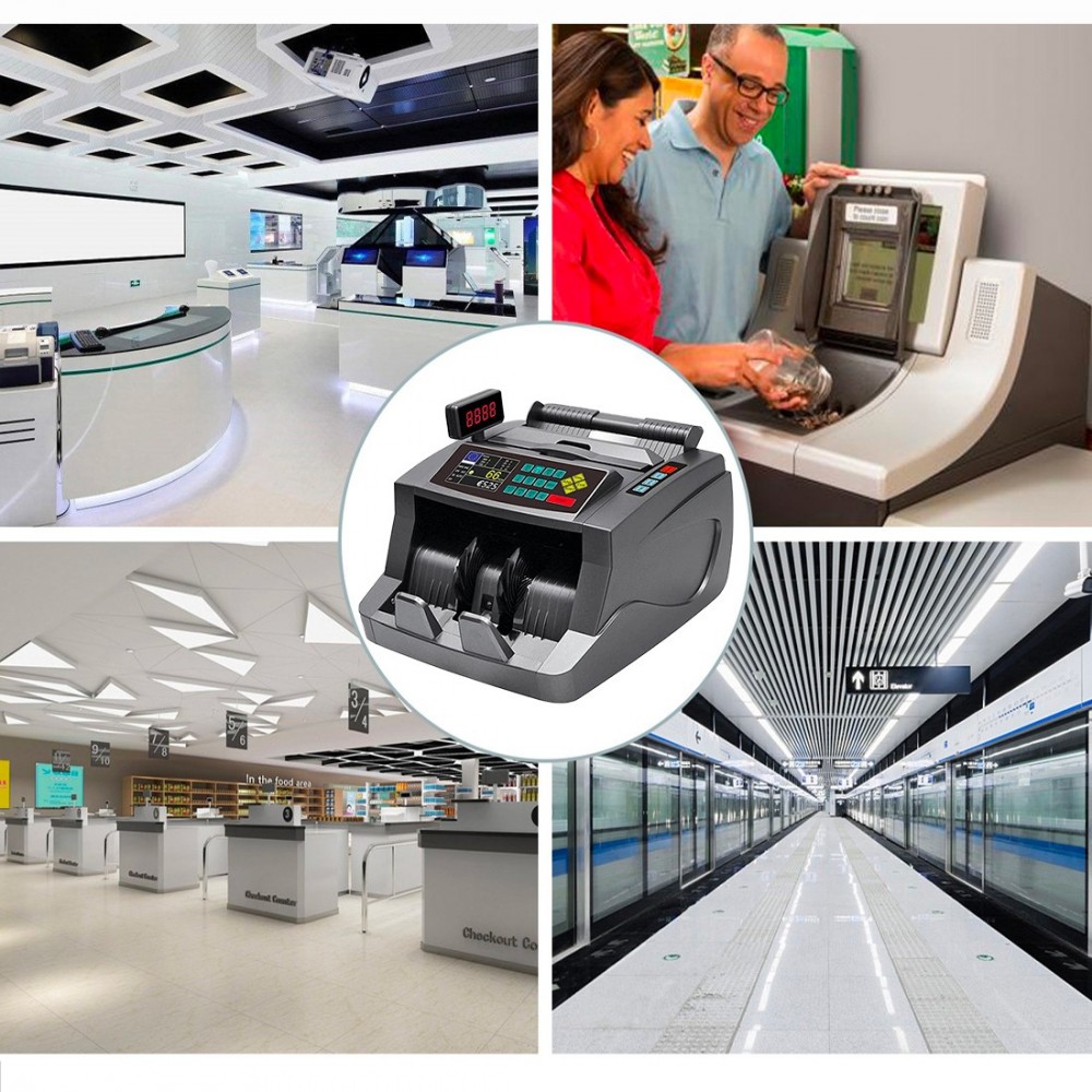 Detector automático billetes falsos máquina...