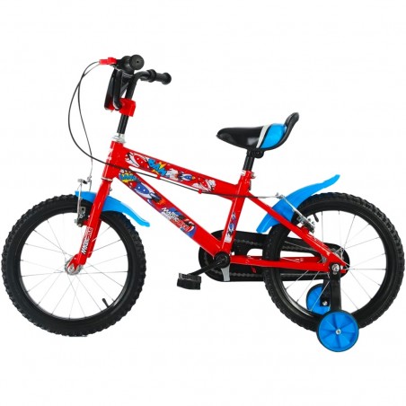 Bicicleta infantil magic Talla 16" Línea BOOM Edad 5-7 años con ruedas de apoyo