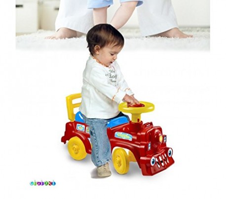 Tren CIUF CIUF PRIMEROS PASOS manejable con mango trasero - Juego infantil para niños y niñas 2771