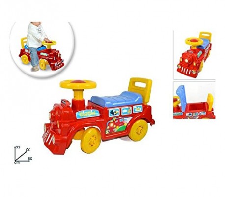 Tren CIUF CIUF PRIMEROS PASOS manejable con mango trasero - Juego infantil para niños y niñas 2771