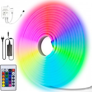 71989 Tira LED multicolor 5m neon RGB 120 LED Impermeable...