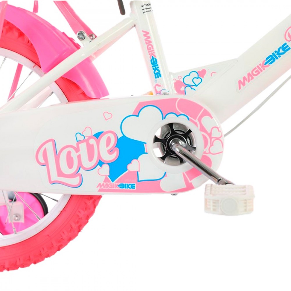 Bicicleta infantil mágica talla 16" LOVE line...