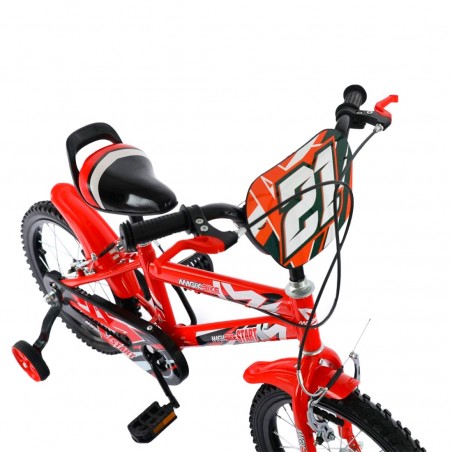 Bicicleta infantil magic talla 16" Línea TOP STAR Edad 5-7 años euedas de apoyo