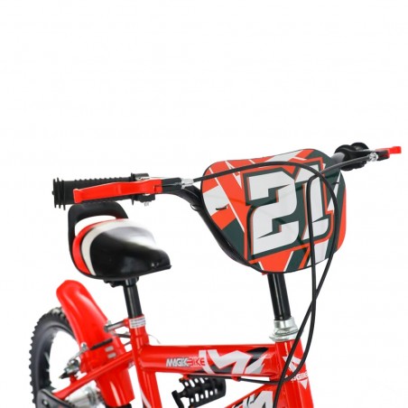 Bicicleta infantil magic talla 16" Línea TOP STAR Edad 5-7 años euedas de apoyo