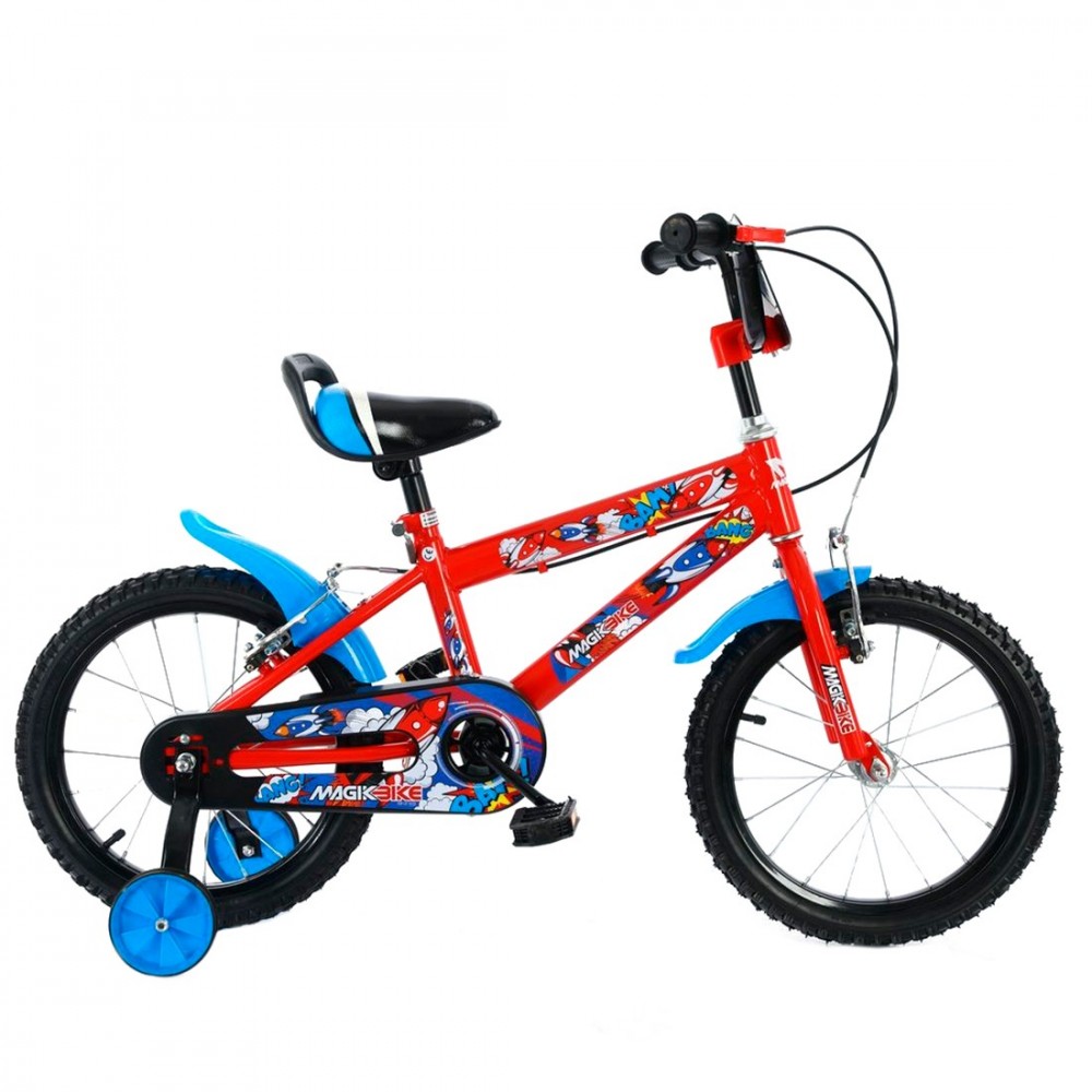 Bicicleta infantil mágic talla 12" Línea BOOM Edad 3-5 años ruedas de apoyo