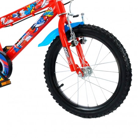 Bicicleta infantil mágic talla 12" Línea BOOM Edad 3-5 años ruedas de apoyo