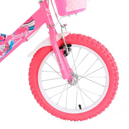 Bicicleta magic Girl talla 12" Línea UNICORN Edad 3-5 años ruedas y cesta