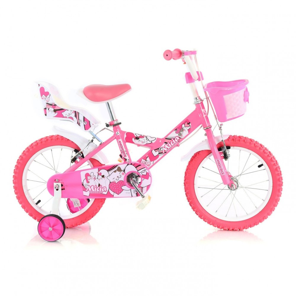 Bicicleta Infantil magic Talla 12" Línea MICIA Edad 3-5 años apoyo ruedas