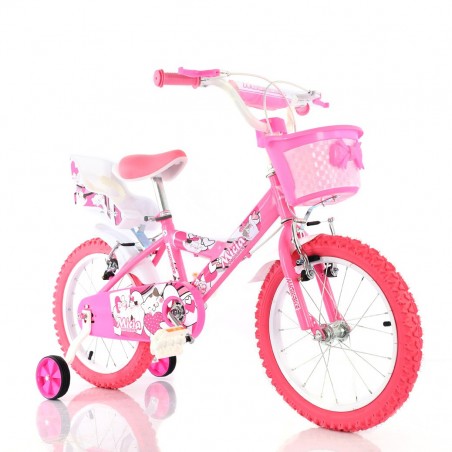 Bicicleta Infantil magic Talla 12" Línea MICIA Edad 3-5 años apoyo ruedas
