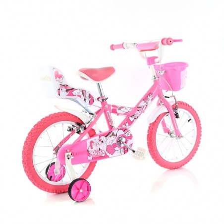 Bicicleta Infantil magic Talla 12" Línea MICIA Edad 3-5 años apoyo ruedas