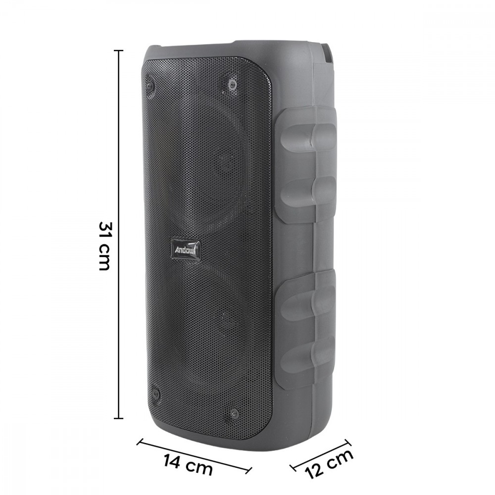 Altavoz bluetooth karaoke inalámbrico con luces...