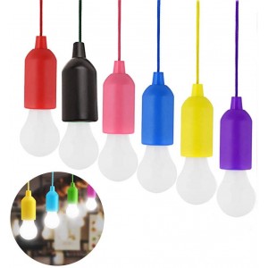881609 Pack 4 bombillas LED colores con pilas para decoración de jardín y hogar