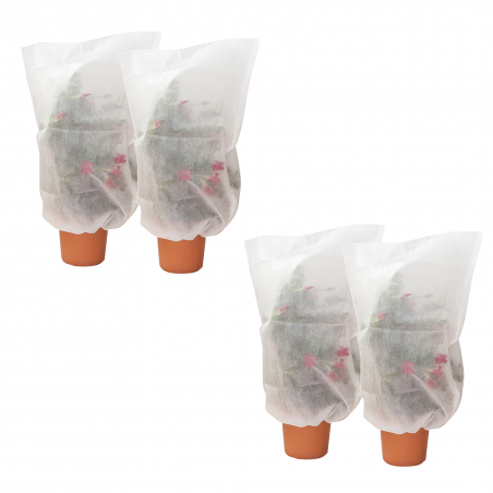 4 pz Capuchas para plantas TNT 100X80 bolsa anticongelante cubierta para plantas