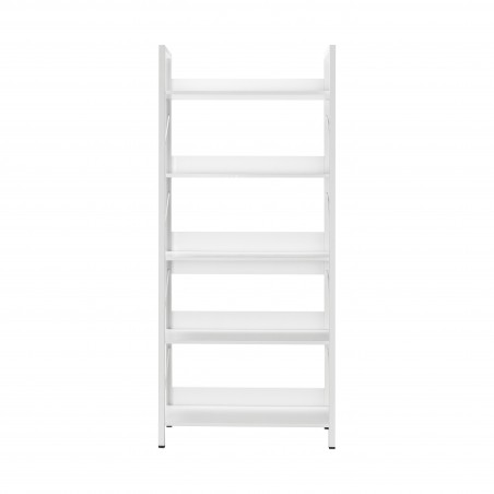 Librería madera KTP750 de diseño moderno con 5 estantes para oficina 73x176x35