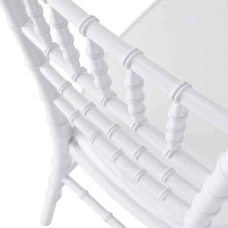 Set de 4 sillas chiavari blancas Classic Design para Catering Vintage