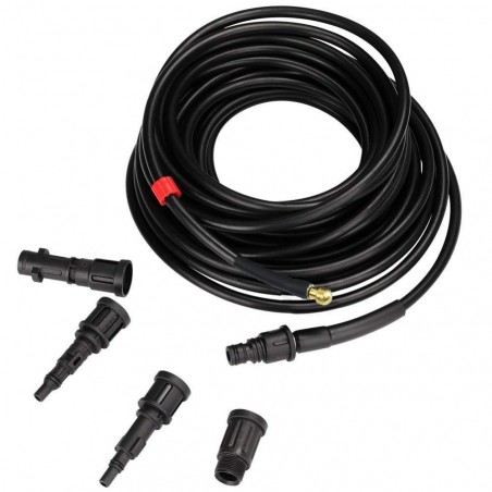 Mini sonda desatascador tuberías 15 mt 4 adaptadores destornillador anti-doblez