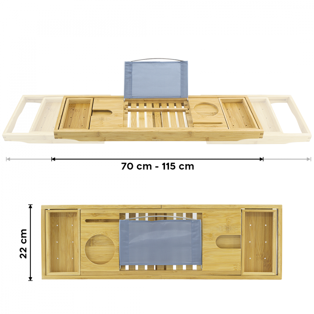 Estante de almacenamiento de bandeja para baño...