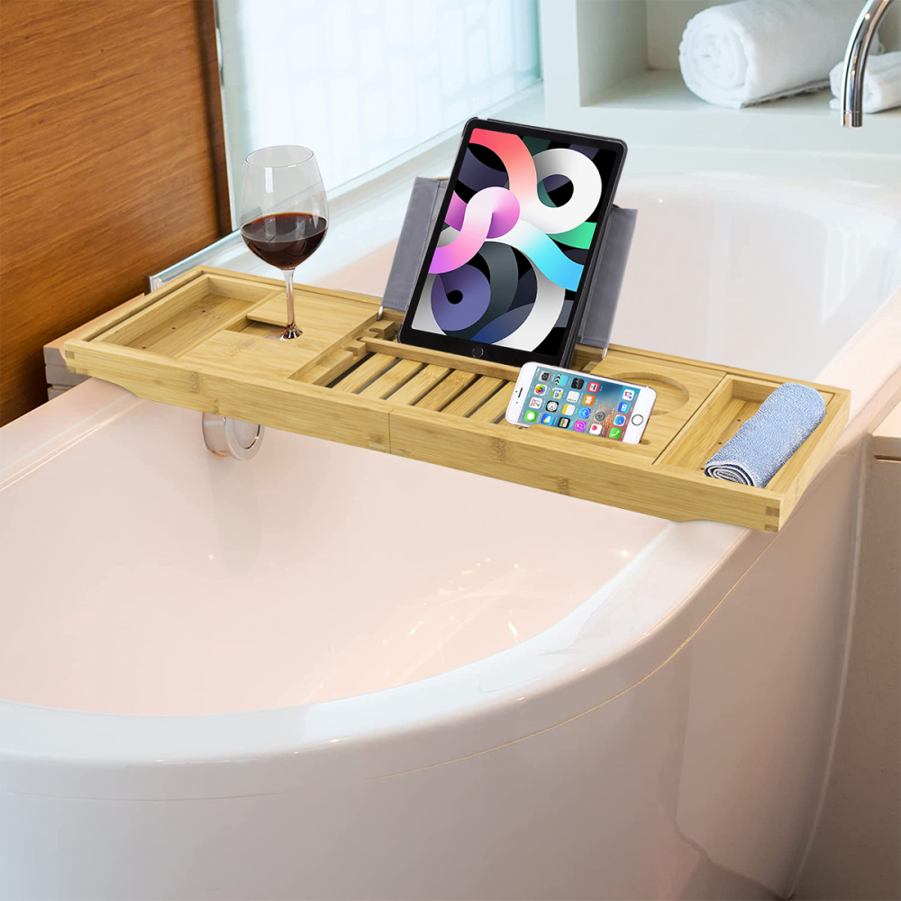 Estante de almacenamiento de bandeja para baño...