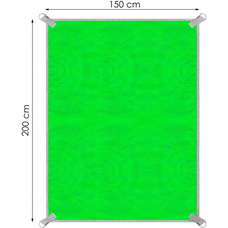 589236 Toalla de playa a prueba de arena y de viento 150x200cm con pinzas