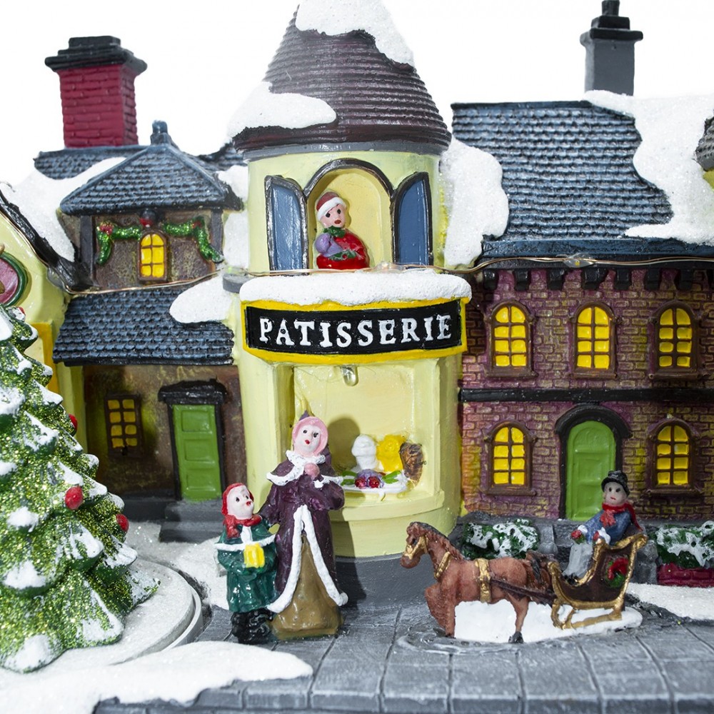 Christmas Village 361016 Carrusel con Luces,...