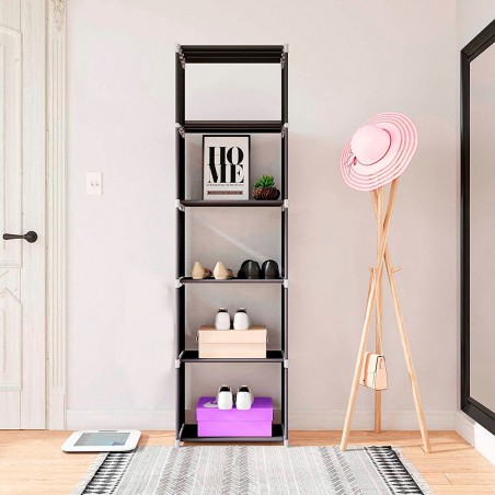 Librería 5 Estantes modulares organizador para Salón 50x30x180 cm