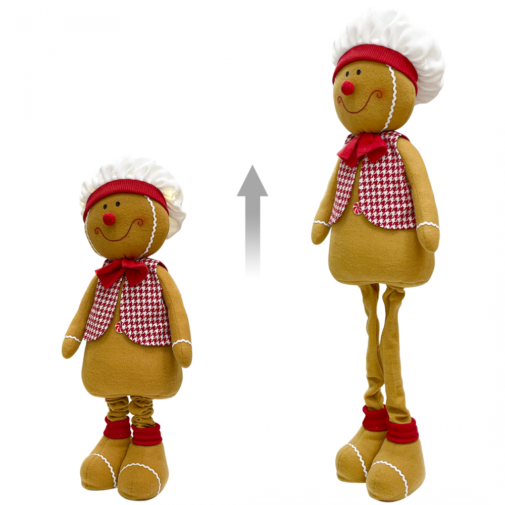 Adorno de pan de jengibre masculino 100cm...