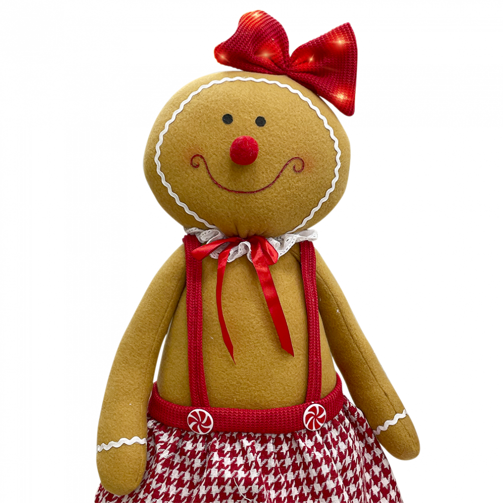 Decoración Pan de jengibre femenina 80cm 301102...