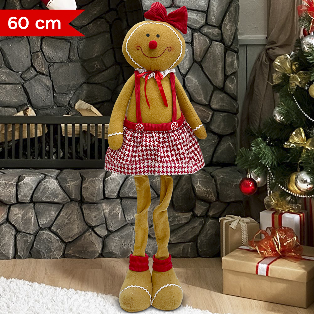 Decoración Pan de jengibre femenina 60cm 301103...