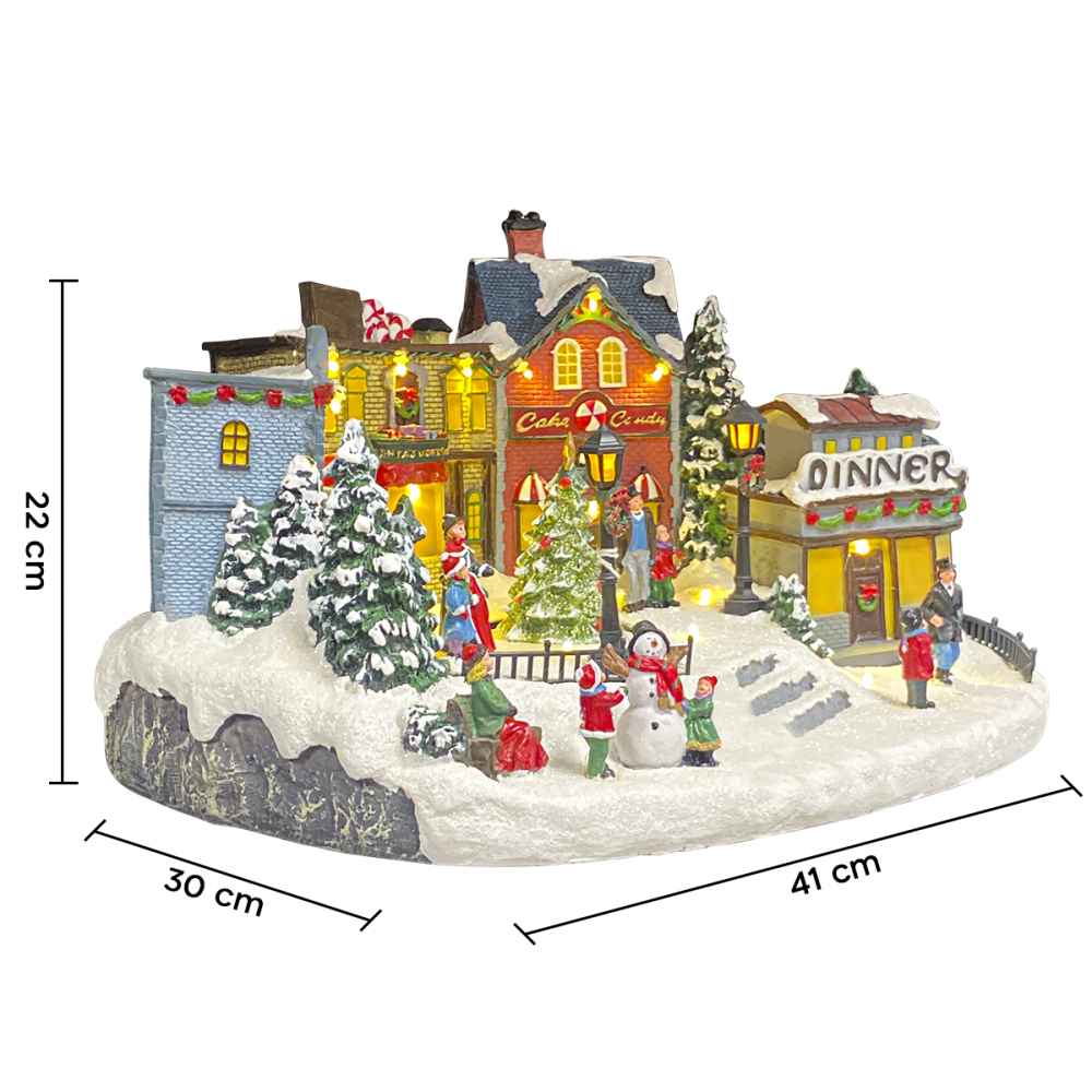 Aldea Navideña 361046 decoración con Luces,...