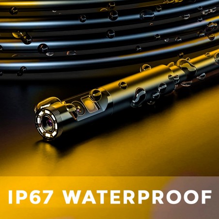 Endoscopio industrial 317231 Sonda cámara para inspección con pantalla LCD 1080P