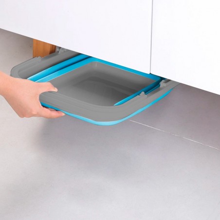 Cesto multiusos abatible con asas 605805 contenedor de ahorro 9 litros