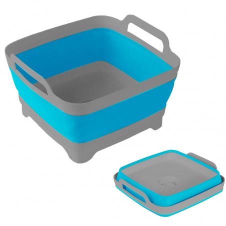 Cesto de lavado multiusos plegable 605806 en silicona contapón desagüe