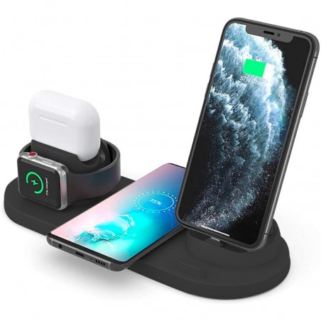 Cargador inalámbrico 992047 Estación de carga 6 en 1 para smartphone