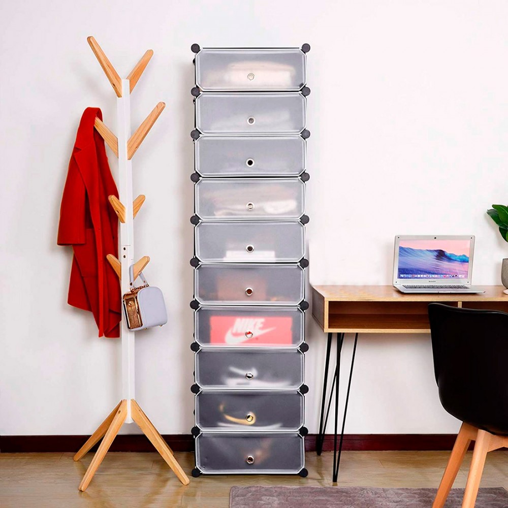 Zapatero Modular 10 compartimentos organizador...