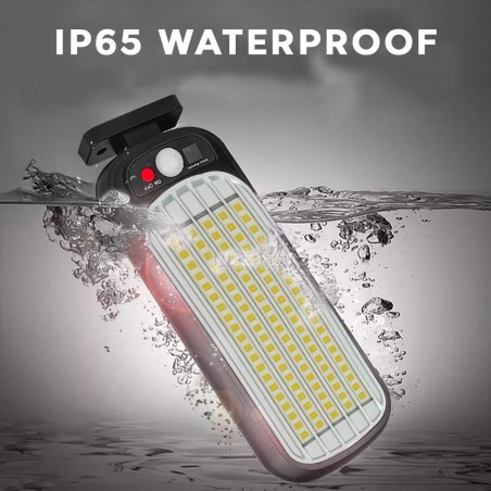 Lámpara GL-84069 Lámpara recarga de energía solar de 100 LED y control remoto