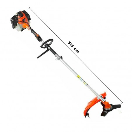 Desbrozadora de gasolina 4 en 1 KRAFTROYAL Cortasetos 2T 43cc 1.7HP