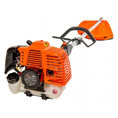 Desbrozadora de gasolina KRAFTROYAL motor 2T arranque manual 25,4 cc 1,0 HP