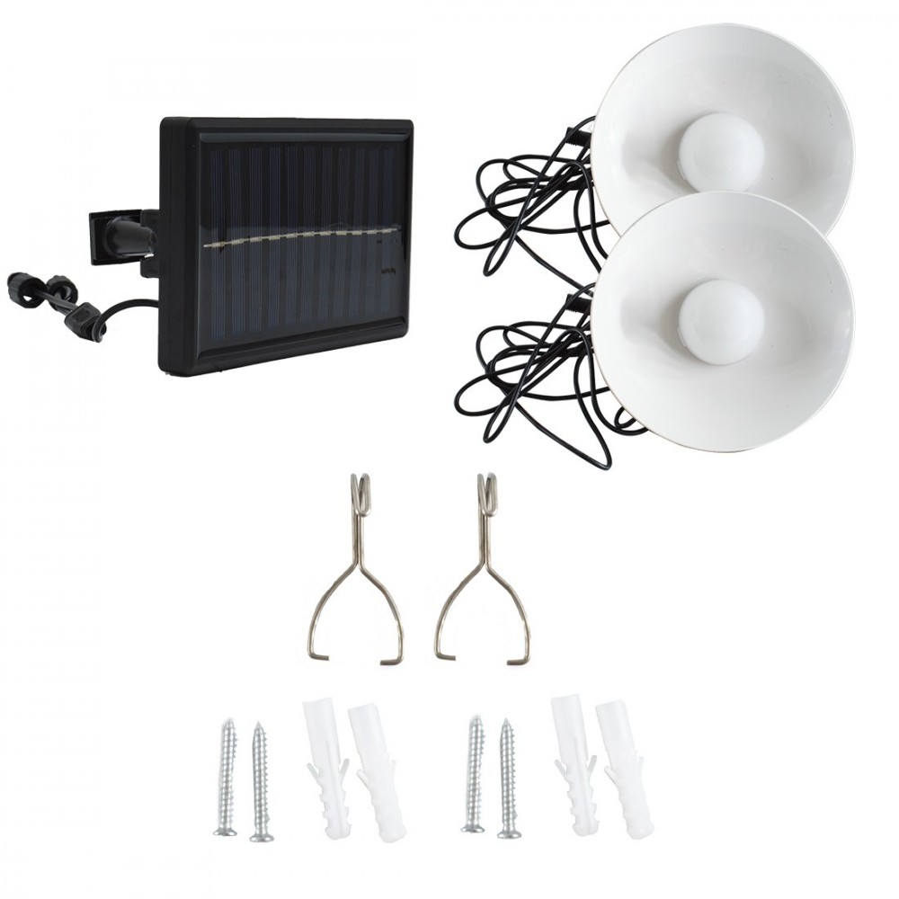 Lámparas de suspensión solares con panel solar...