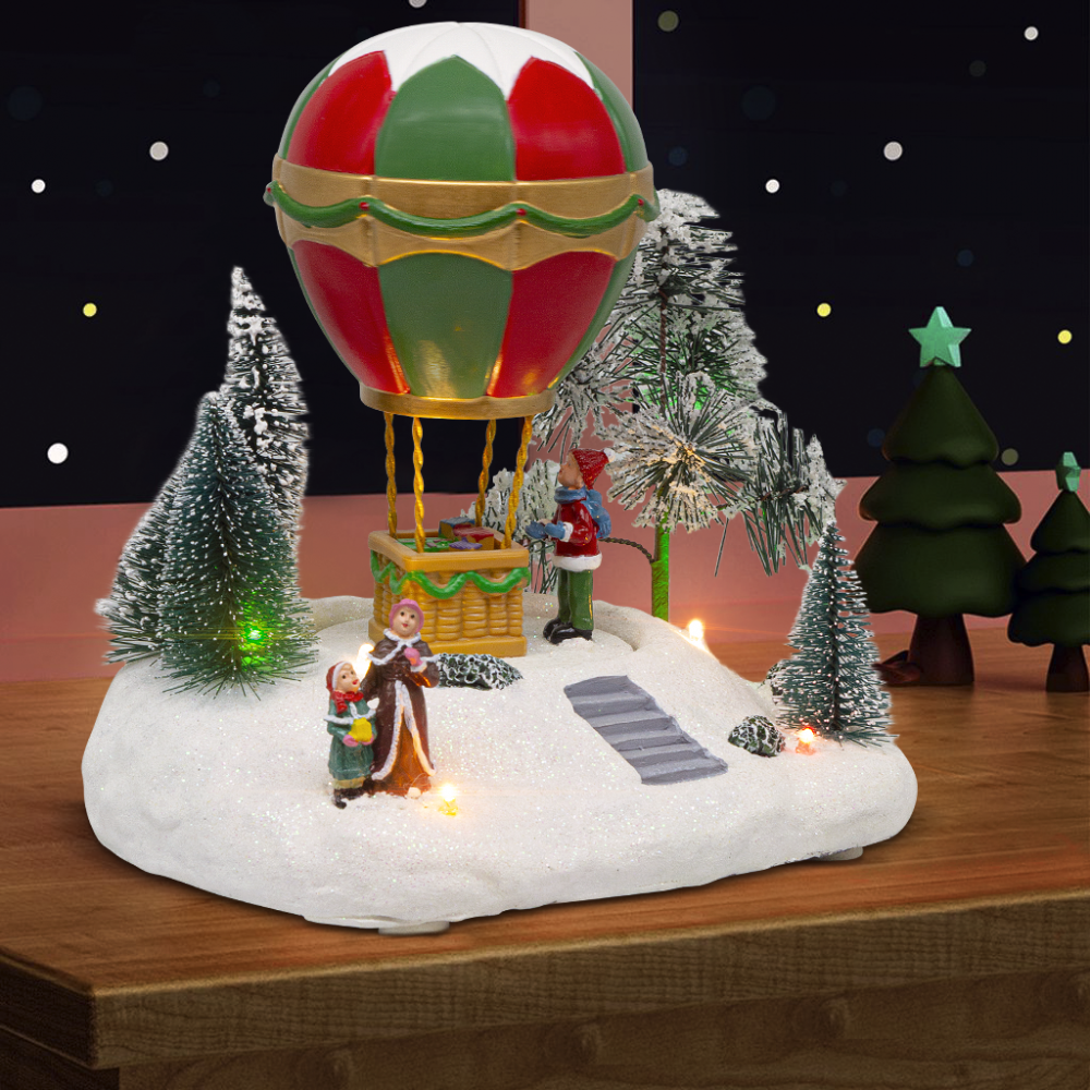 Globo Aerostático 19x14x19 cm 361067 Decoración...