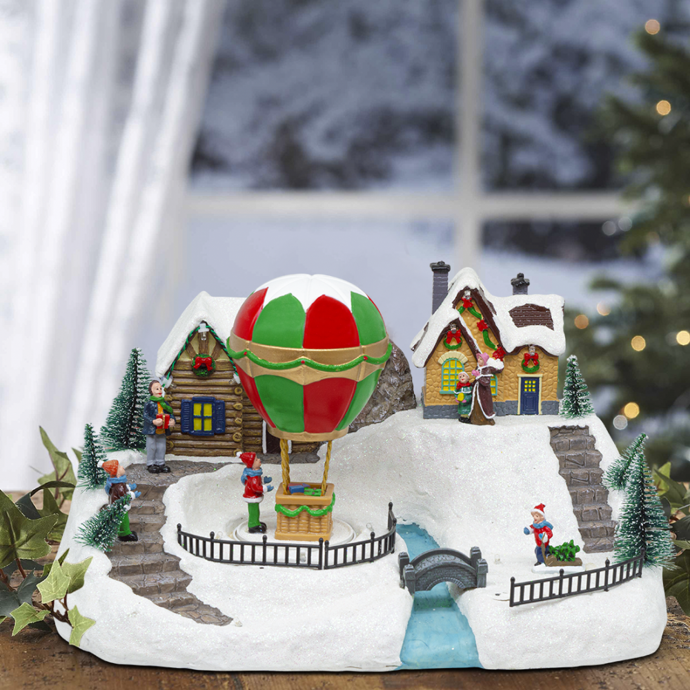 Aldea Navideña 34x23x22 cm 361063 Decoración...