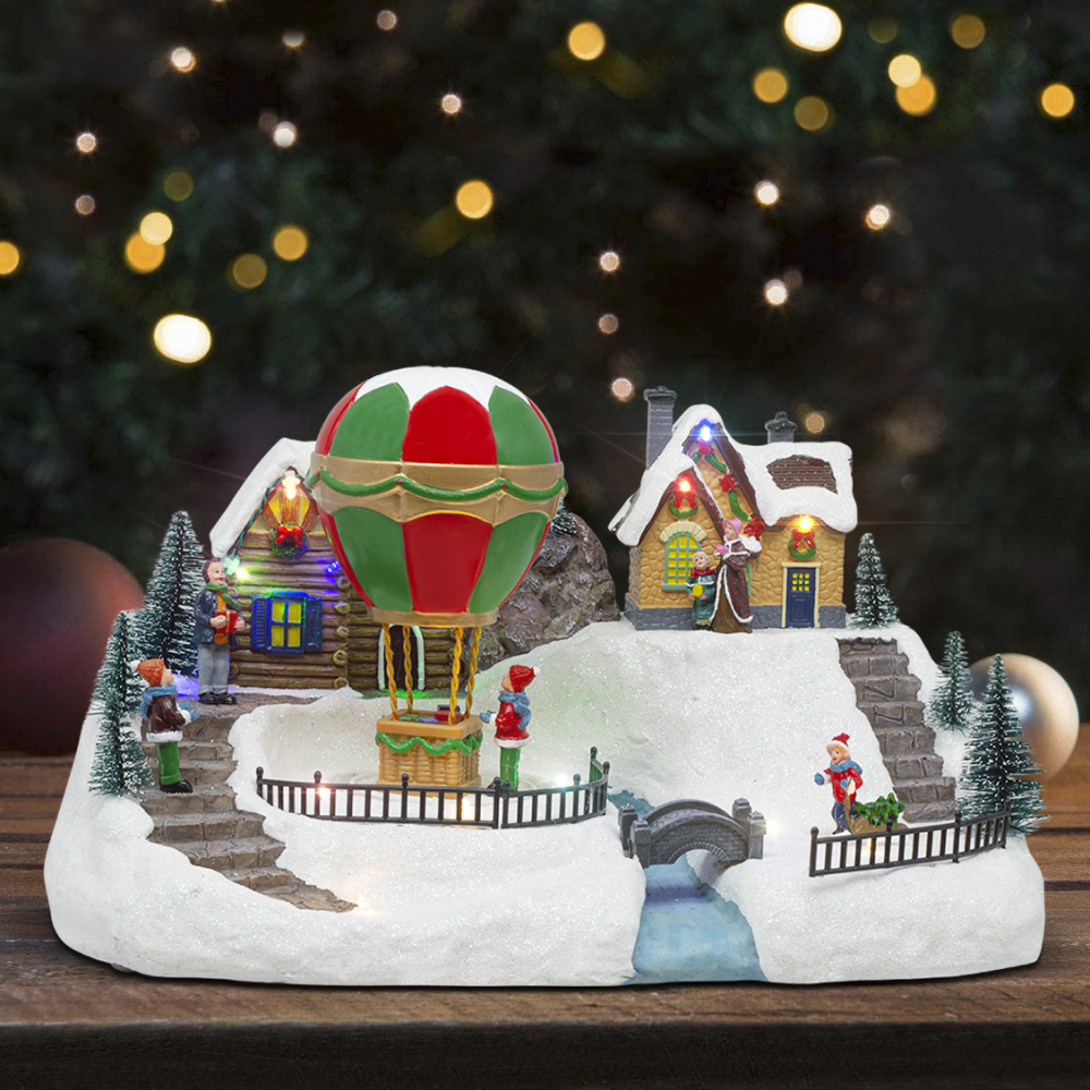 Aldea Navideña 34x23x22 cm 361063 Decoración...