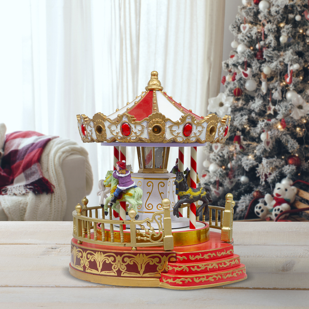 Carrusel de Navidad 361045 con Luces, Sonidos y...