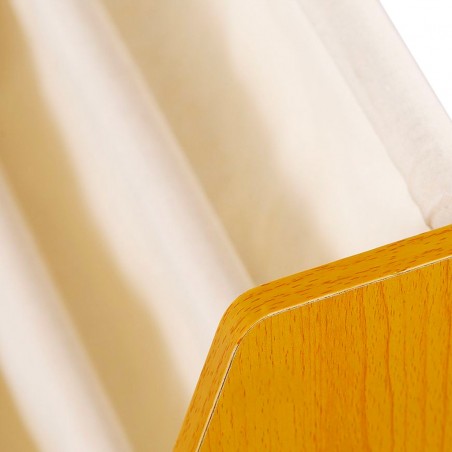 Librería infantil montessori estantería 4 niveles de madera y tela