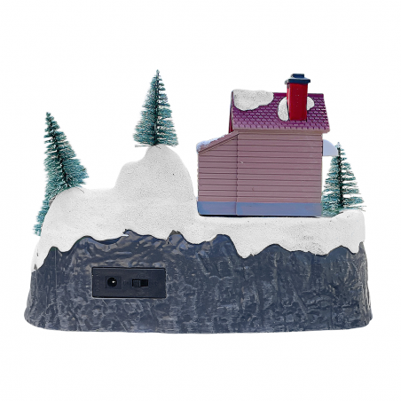 243012 Carrusel de navidad - Tren con Luces Sonidos y Movimiento 24x16x17 cm