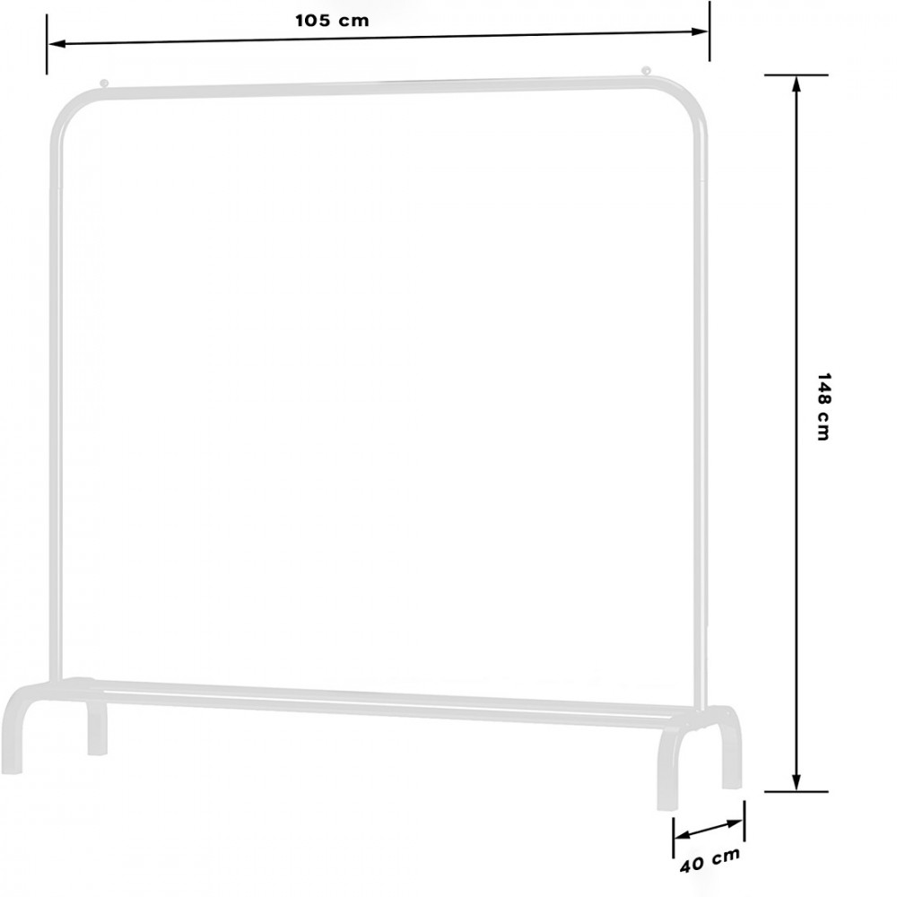 Perchero autoportante 210955 Multifuncional con...