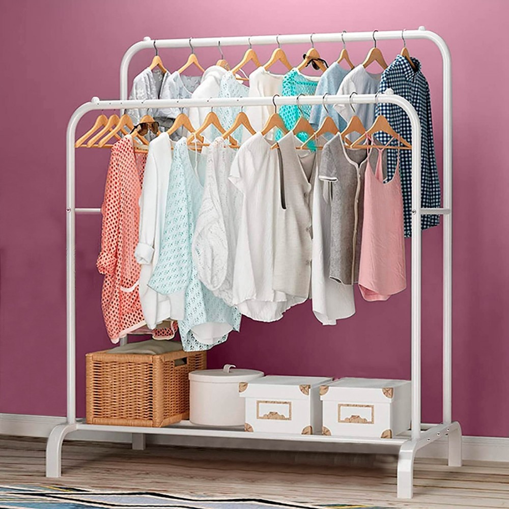 Perchero de barra doble 210962 multifunción con...