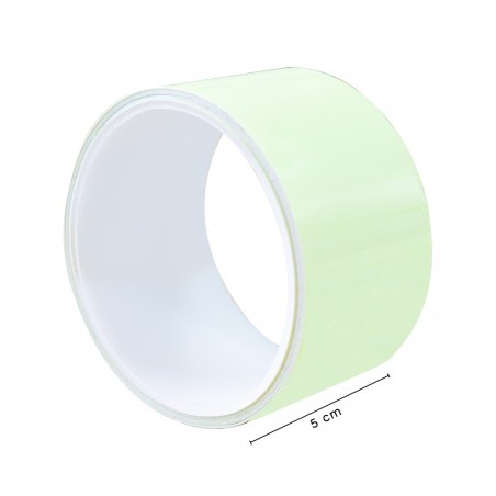 Cinta luminosa brilla en la oscuridad 5cmx3m 900136 sdhesivo verde fluorescente